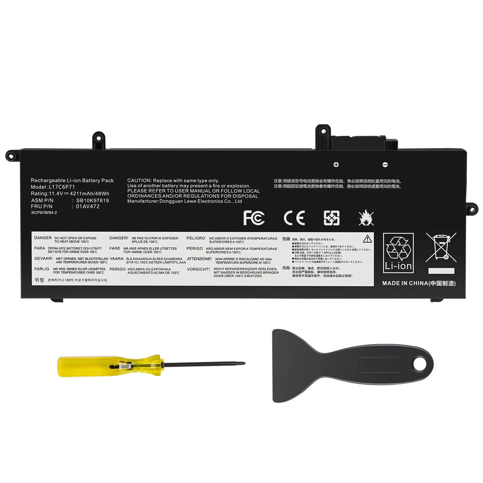L17L6P71 L17M6P71 L17C6P71 01AV470 01AV484 Battery For Lenovo ThinkPad X280 A285