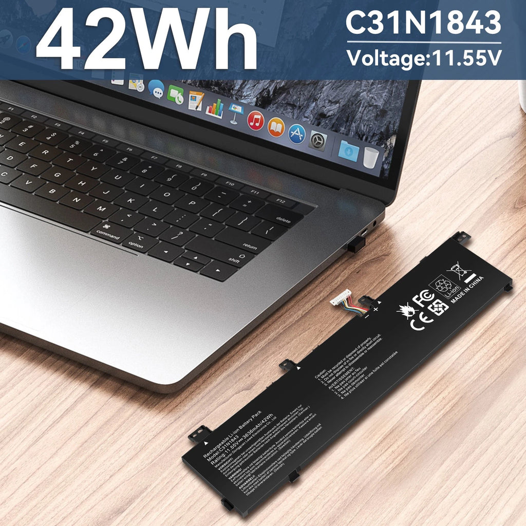 ?C31N1843 Battery For Asus VivoBook S14 S432FA S432FL S15 S532FL S532FA 42Wh