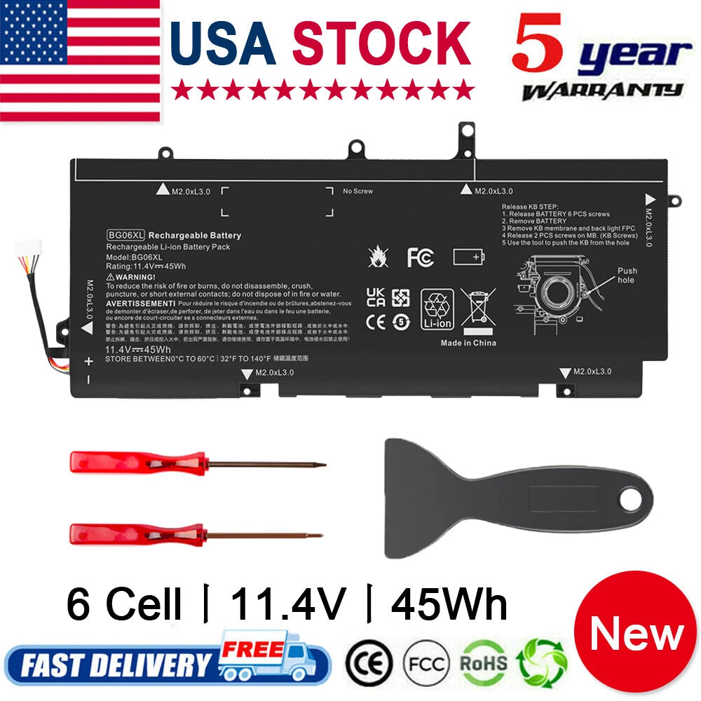 45WH BG06XL Battery For HP EliteBook Folio 1040 G3 HSTNN-IB6Z 804175-1C1