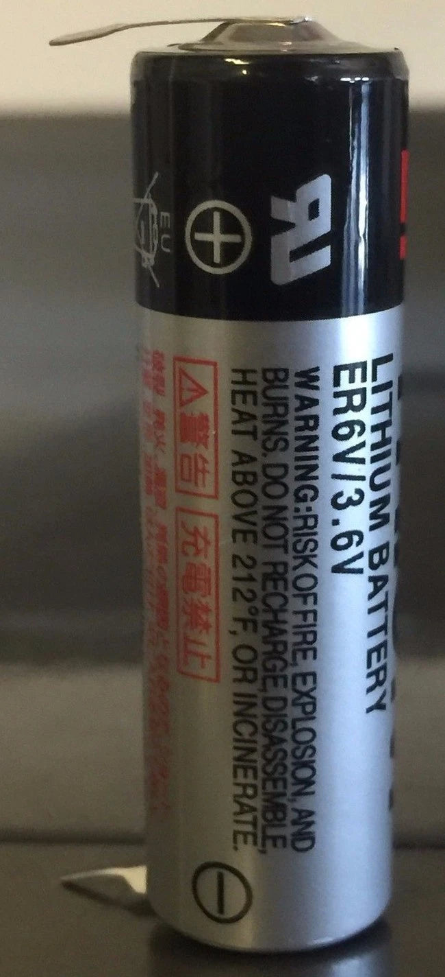 Brand New "5" Toshiba ER6V 3.6V 2000mah PLC Battery With Weld Leg