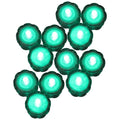 12 Pk Turquoise Submersible Waterproof Underwater Battery LED Tea Light Wedding
