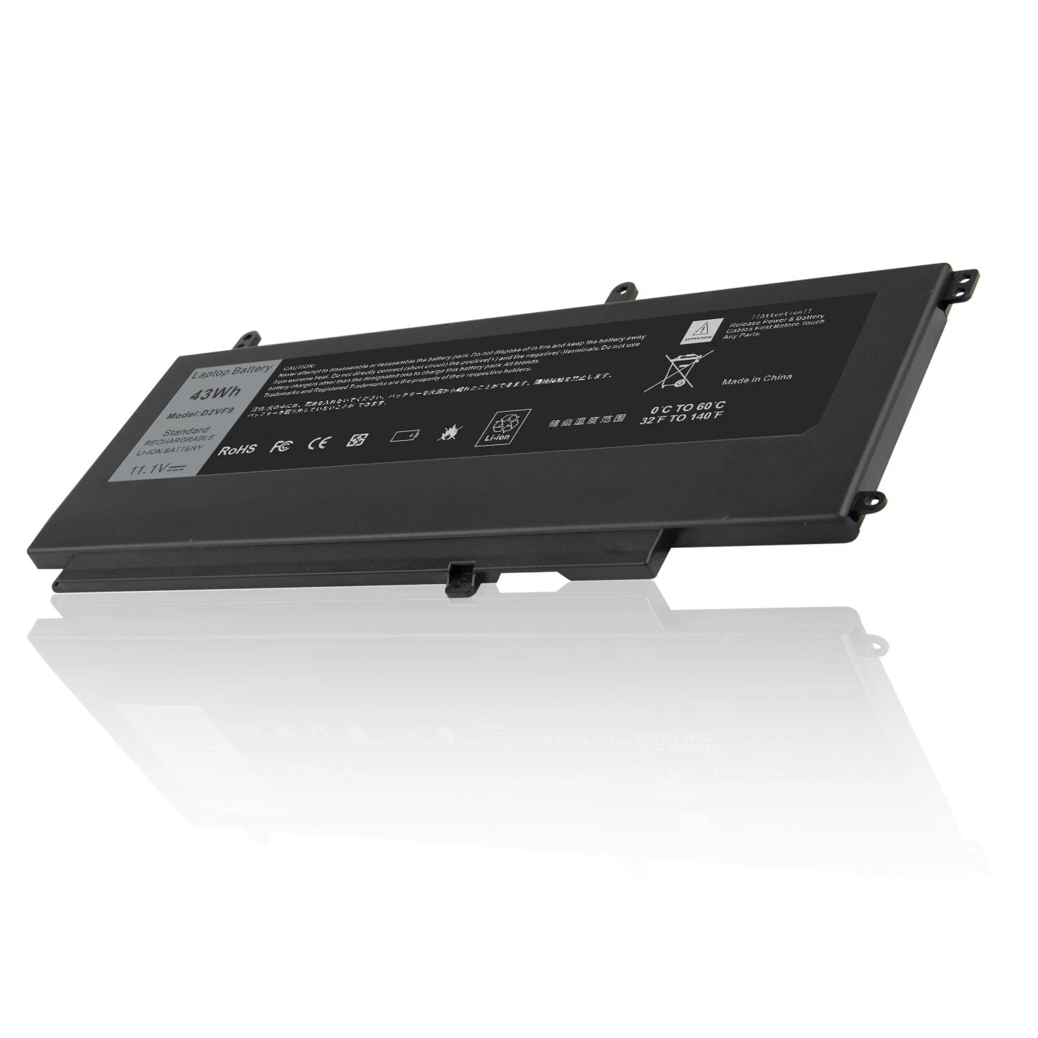 D2VF9 Battery For Dell Inspiron 15 7000 Series 7547 7548 0PXR51 PXR51 0YGR2V F