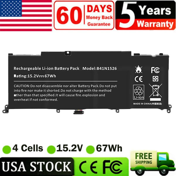 B41N1526 Battery For Asus ROG Strix GL502 GL502V GL502VT GL502VS GL502VT-1A 67Wh