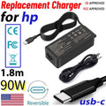 90W USB-C Adapter Charger Power Cord for HP Spectre x360 13-AE015DX 15-bl000