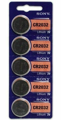 5 NEW SONY CR2032 3V Lithium Coin Battery Expire 2029 FRESHLY NEW - USA Seller