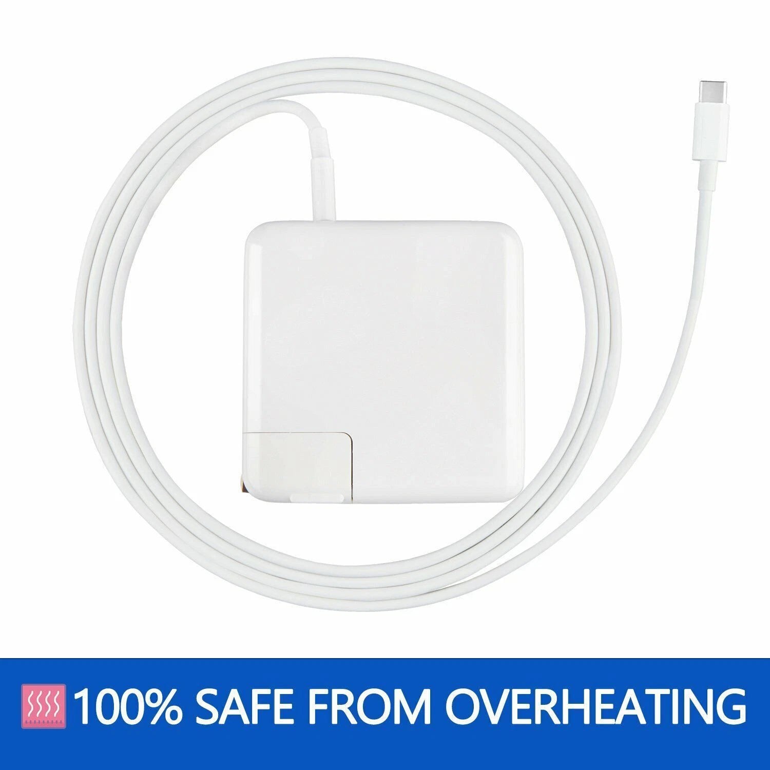 61W USB C Type C Power Adapter Charger for Macbook pro 13" Inch More USB C Port