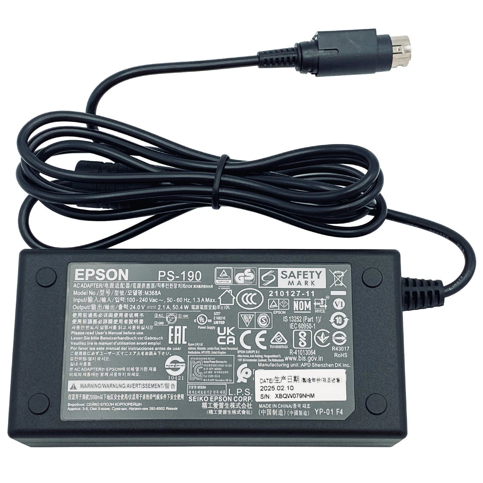 NEW??Original EPSON AC Adapter For TM-T20II-m TM-T70II-m Printers Power Supply