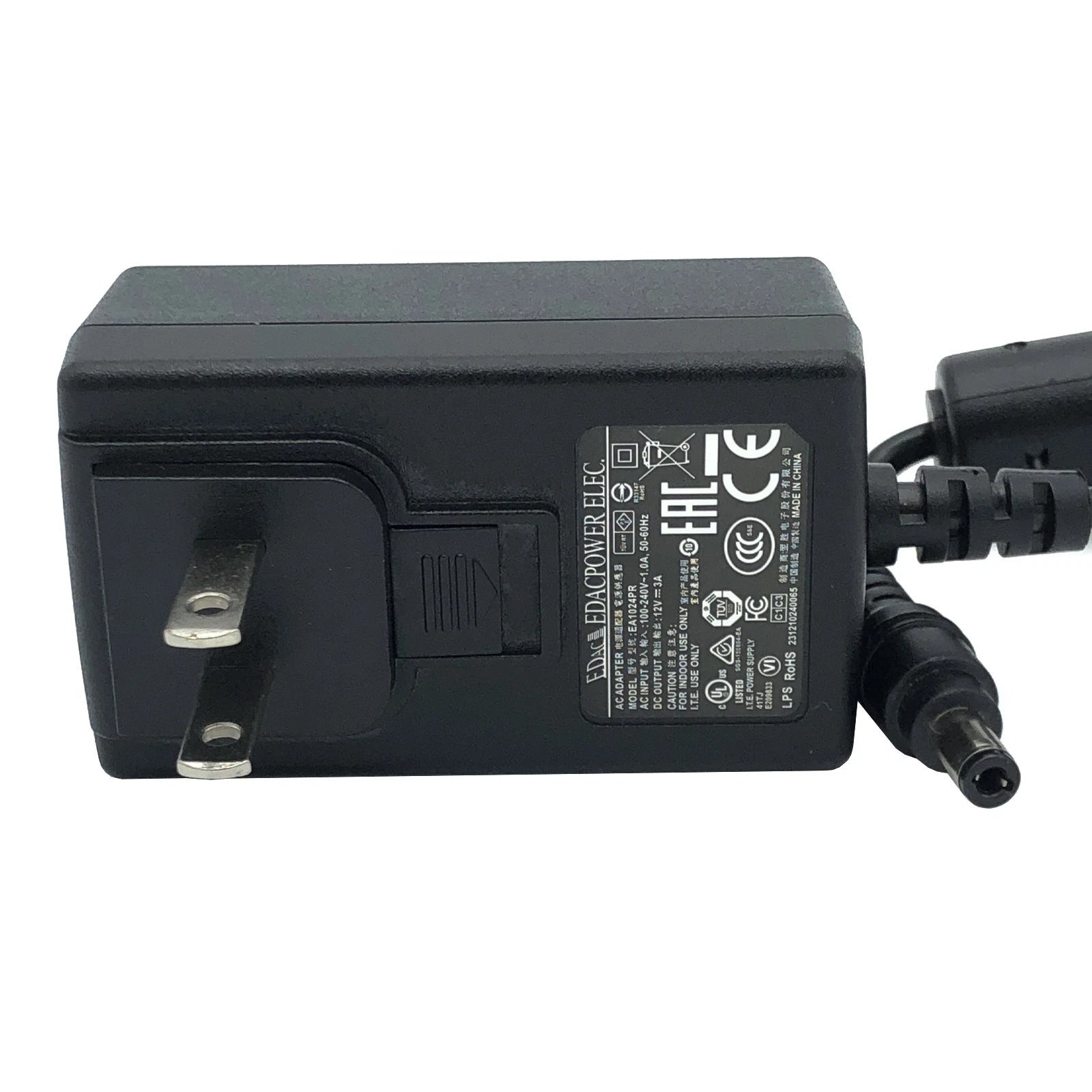 NEW Original EDac 36W AC Adapter EA1024PR 12V Wall Home Travel Charger EA1024P3