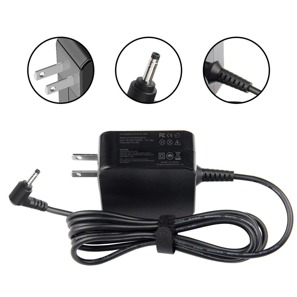 45W Adapter Charger For Lenovo IdeaPad S145-14IGM S145-15IGM S340-14IWL Laptop