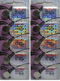 10 Maxell Mercury Free SR44W Batteries