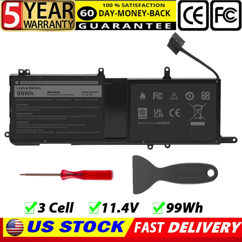 44T2R Battery for Dell Alienware 15 R3 17 R4 R5 P31E HF25D 546FF 9NJM1 MG2YH NEW