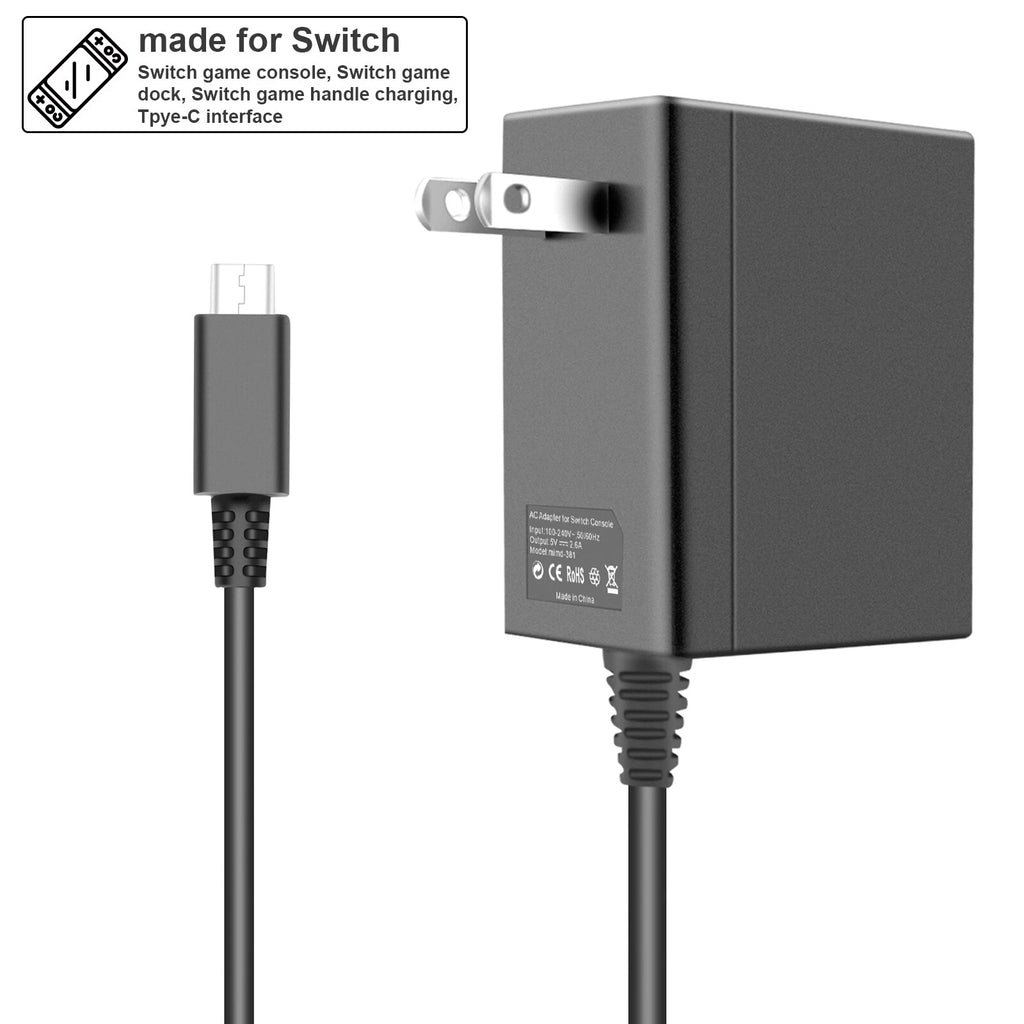 Switch Charger for Nintendo Switch Travel Wall Charger AC Adapter Power Supply