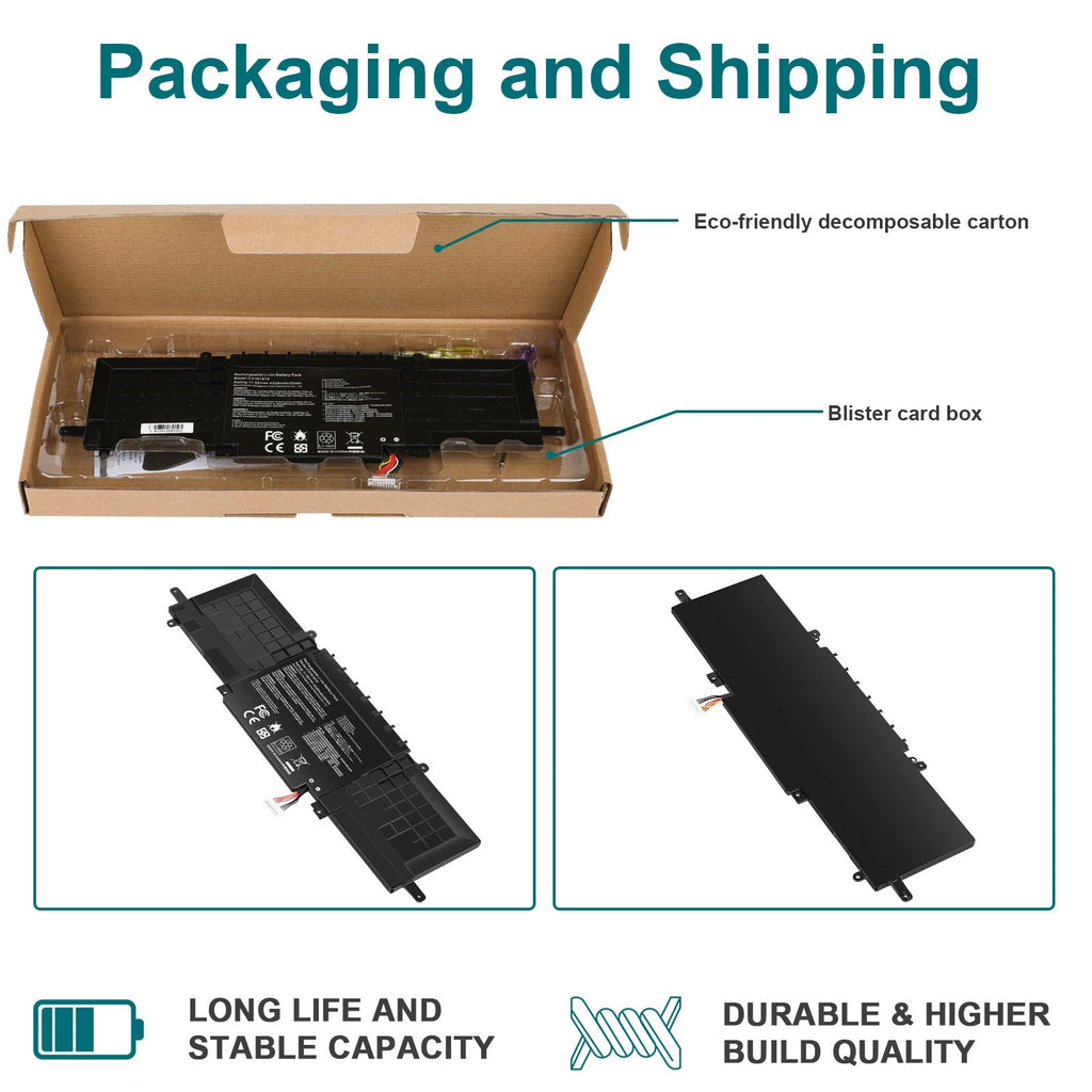 C31N1815 Battery 50Wh For ASUS Zenbook 13 UX333 UX333F UX333FA UX333FAC UX333FN