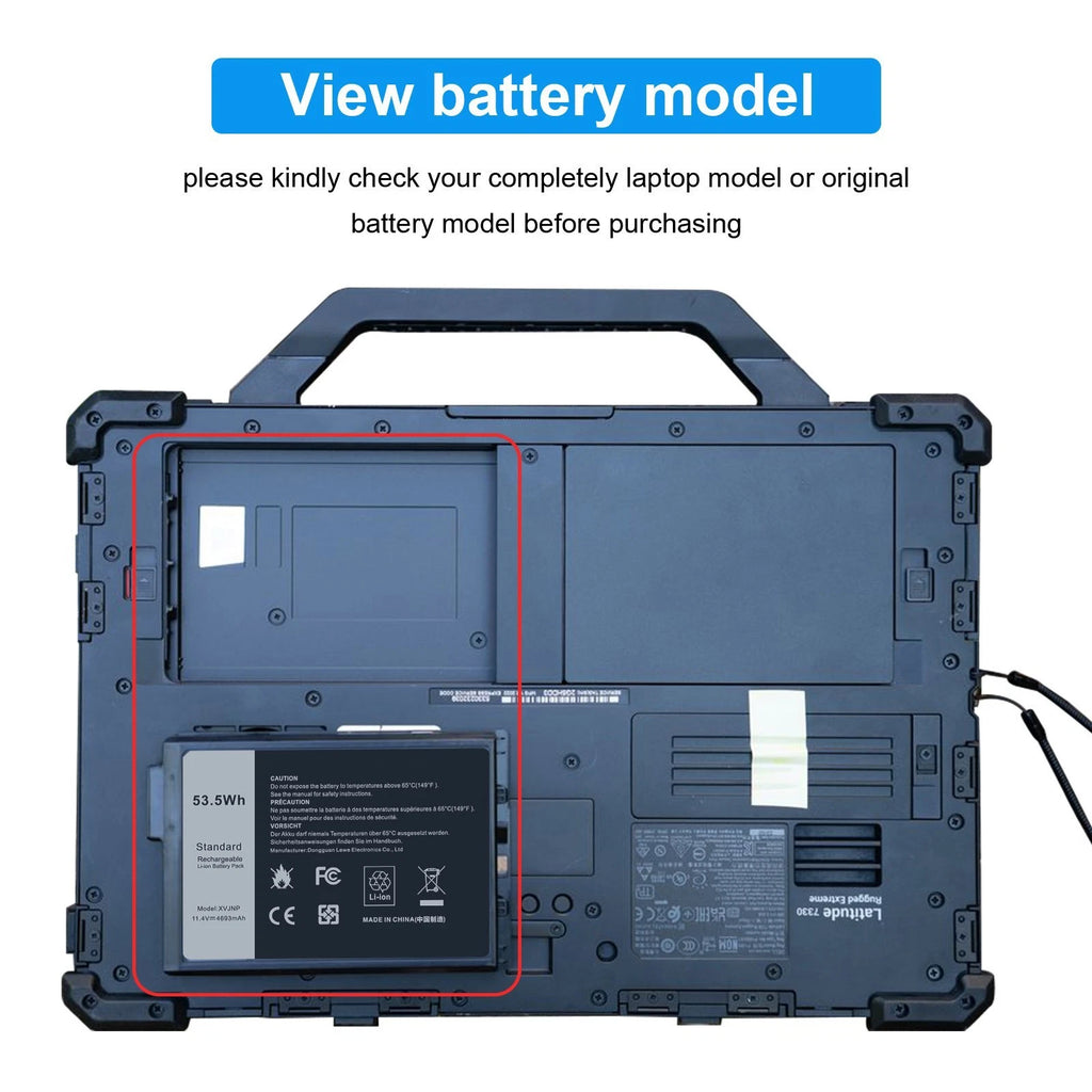 XVJNP Battery For Dell Latitude 5430 7330 Rugged Extreme P148G P149G 6JRCP M0TN3