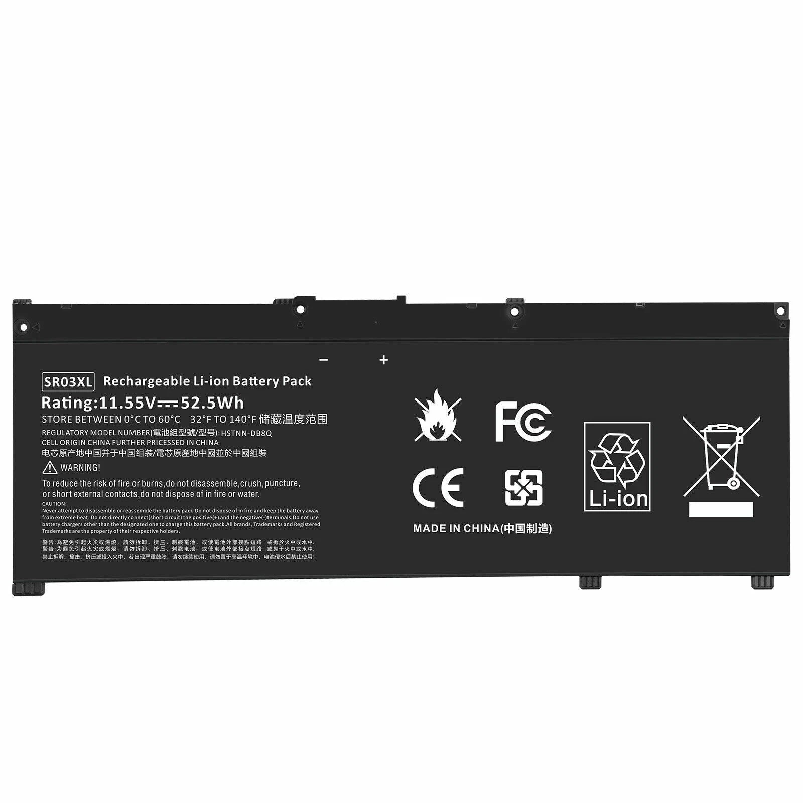 SR03XL Battery for HP 15-dc0xxx 15-dc0010ca 15-cx0071nr 15-cx0007nf notebook pc