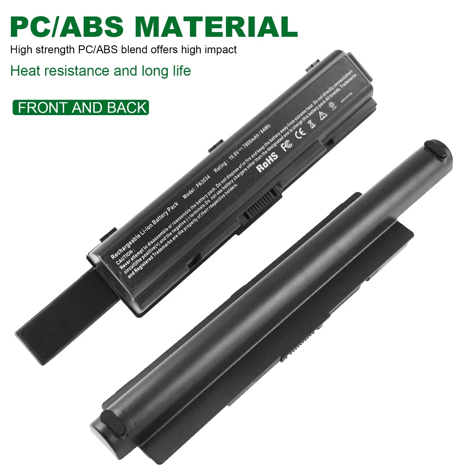 PABAS098 PA3534U-1BRS Battery for Toshiba Satellite PA3727U PA3535U 7800mAh