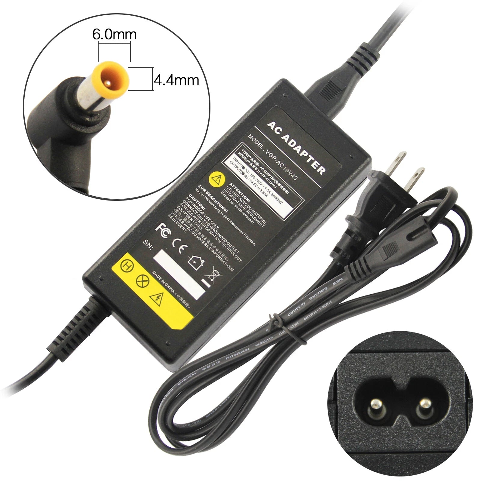 AC Adapter for Samsung UN32J400DAF UN32J4000AF UN32J5205 HD TV / A4819-FDY