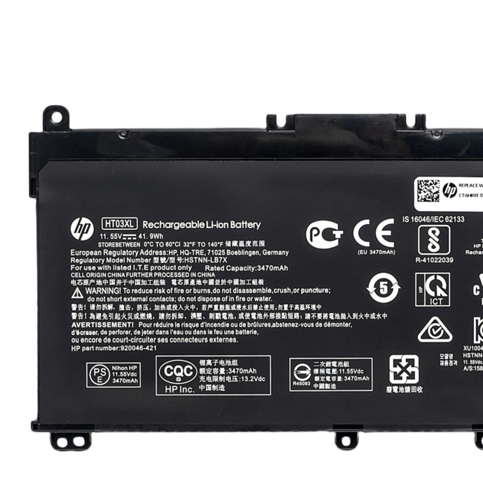 Genuine HP HT03XL Battery For Pavilion 14-CE 14-CF 14-DF 17-by 17-CA L11119-855