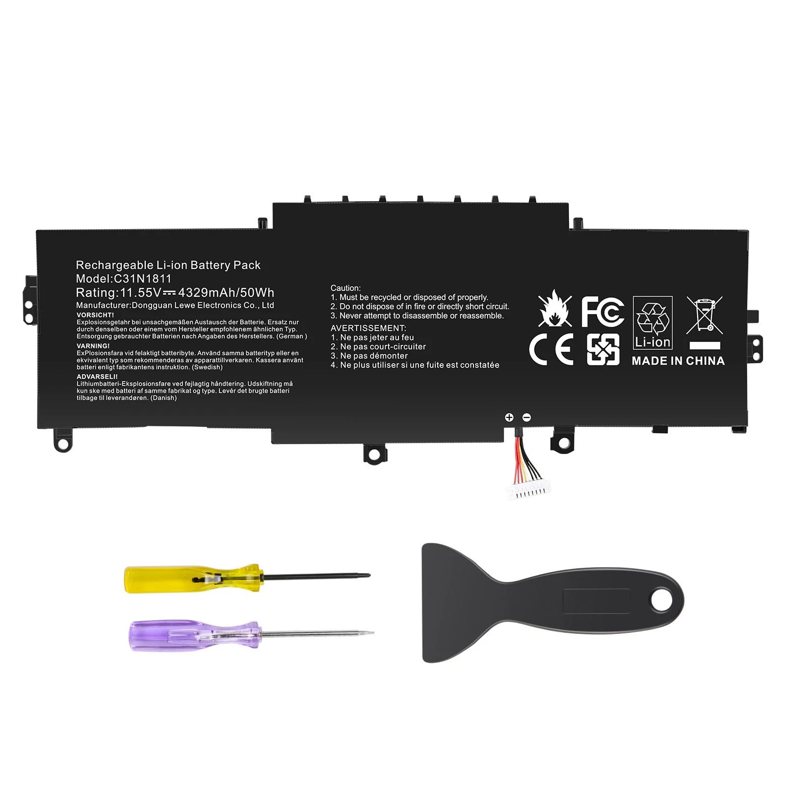 C31N1811 Battery For Asus ZenBook14 UX433 UX433FA UX433FN RX433F RX433FA RX433FN