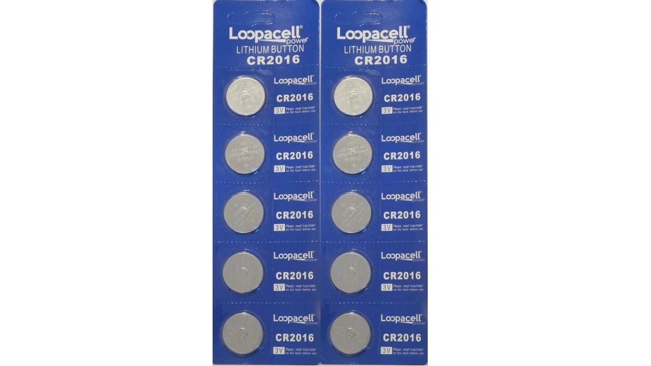 10 Pack Cr2016 Lithium Battery 2016 3v Batteries Cr Coin Brand New *Loopacell*