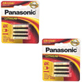2x 2pk Panasonic 3V CR-123 2/3A Photo Battery 123- 5018LC 6205 BR2/3A