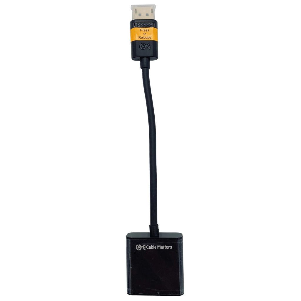 New Cable Matters DisplayPort DP to DVI-D Dual Link Adapter Cable for PC Monitor