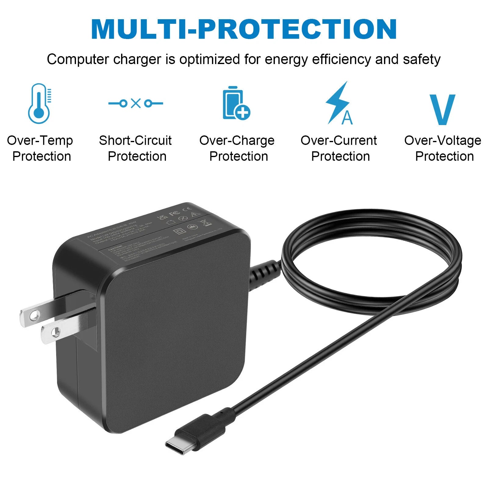 Adapter Charger For Samsung Chromebook Plus V2 XE520QAB XE521QAB XE525QBB B