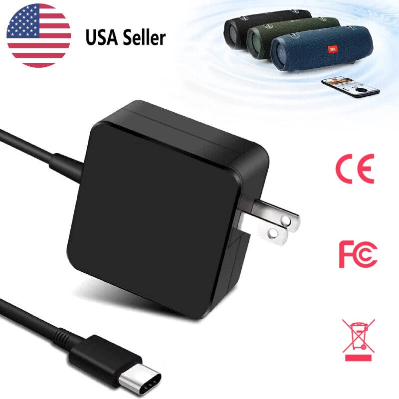 For JBL-Xtreme-3 Portable Bluetooth Speaker Power Adapter Charger Cord 65W