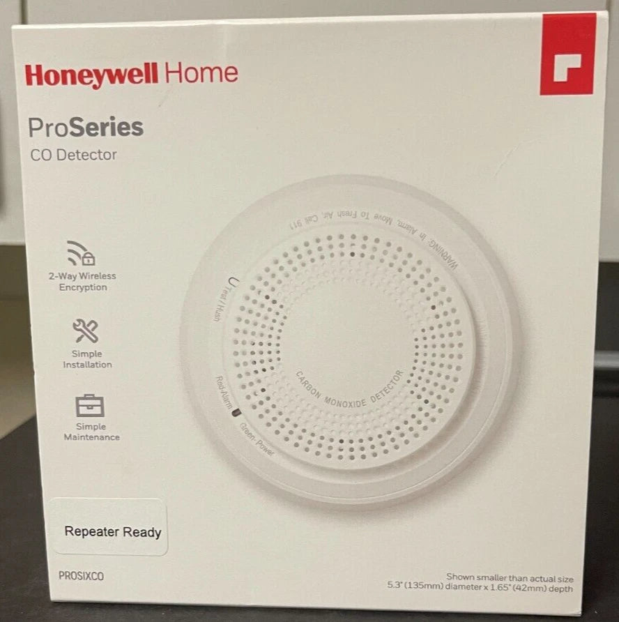 Brand New Honeywell PROSIXCO ProSeries SiX Wireless CO Detector, Battery include