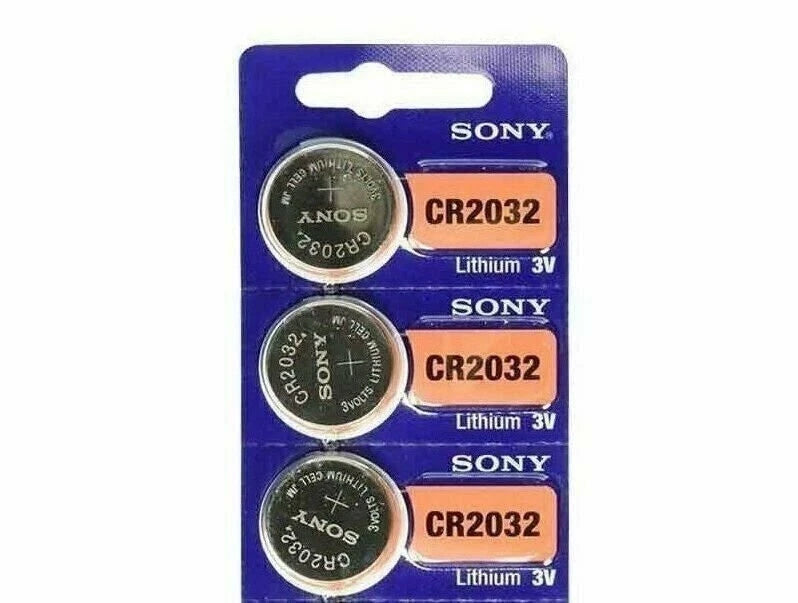3 SONY CR2032 DL2032 CMOS Lithium 3V Watch Battery Exp 2026 Ships FREE from USA!