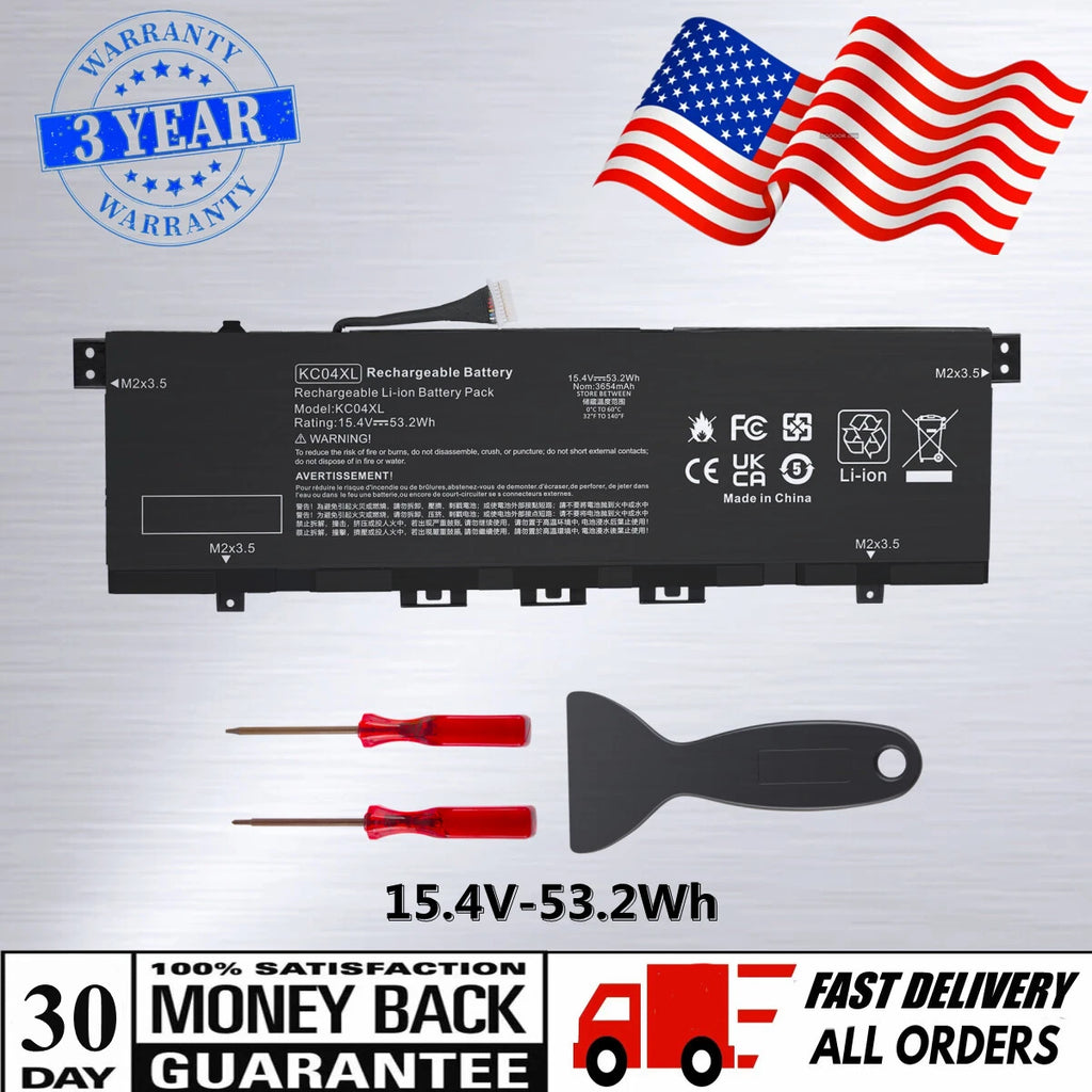 KC04XL Battery for HP ENVY 13-AG 13-AH 13-AR HSTNN-DB8P HSTNN-IB8K L08496-855