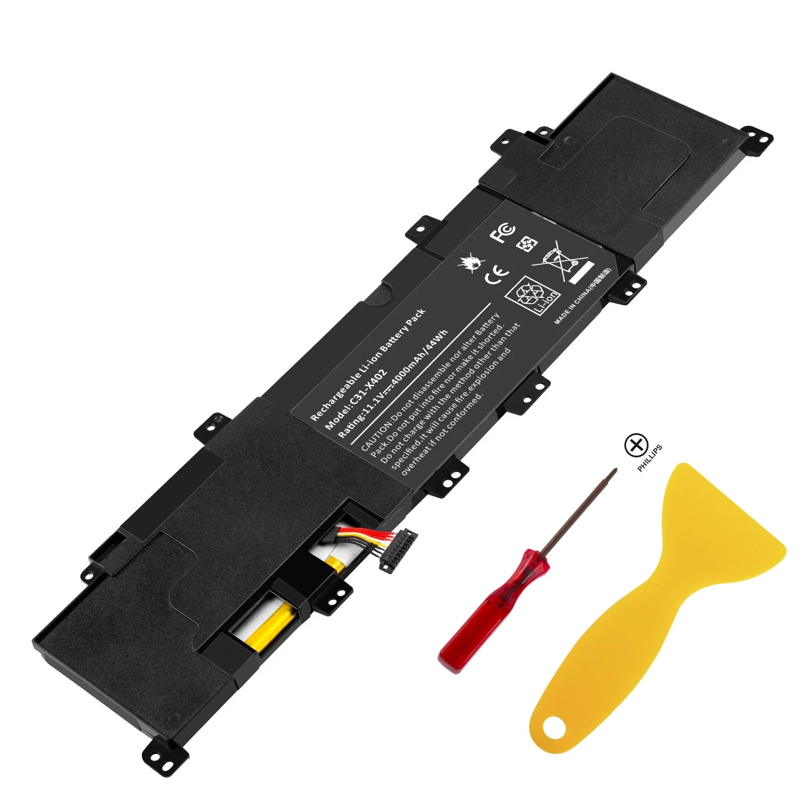 C31-X402 Battery For Asus VivoBook S300CA S300E S400CA Series S300CA-RS91T 44WH