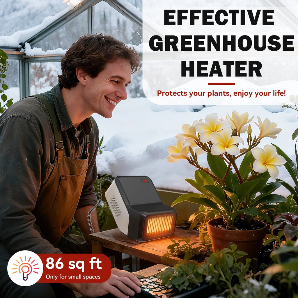 Thermostatic Outdoor Dog Cat House Heater 600W Pet House Wall Mount Warmer 6.6Ft