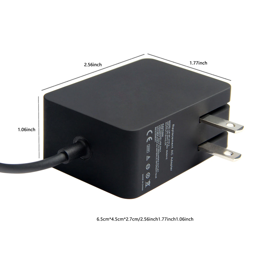 12V 2A 24W For Microsoft Surface RT 1516 Charger Model 1512 12V 2A AC Adapter US