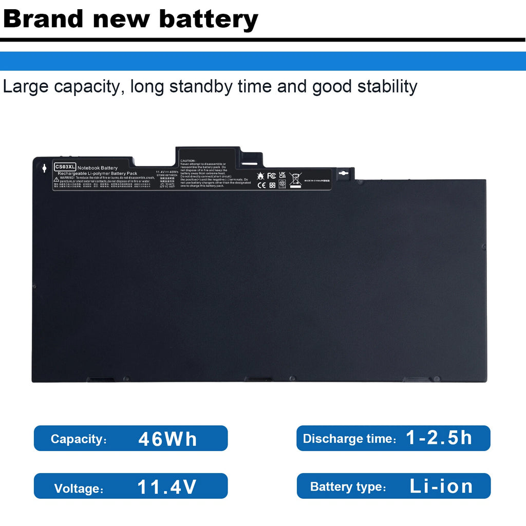 CS03XL Battery For HP EliteBook 755 840 G3 G4 ZBook15u G3 800231-141 800513-001
