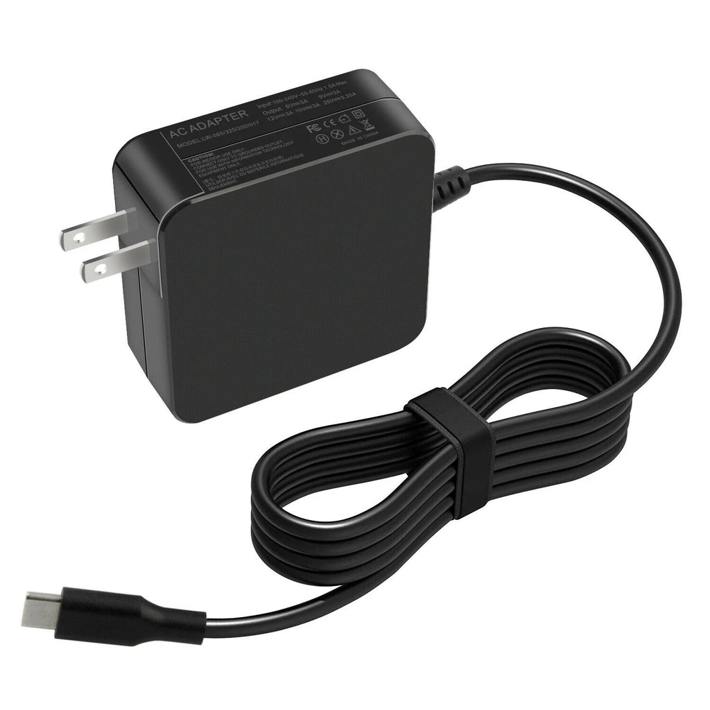 65W USB-C Charger Type-C Adapter For Lenovo ThinkPad X1 Carbon Yoga ADLX65YLC3A