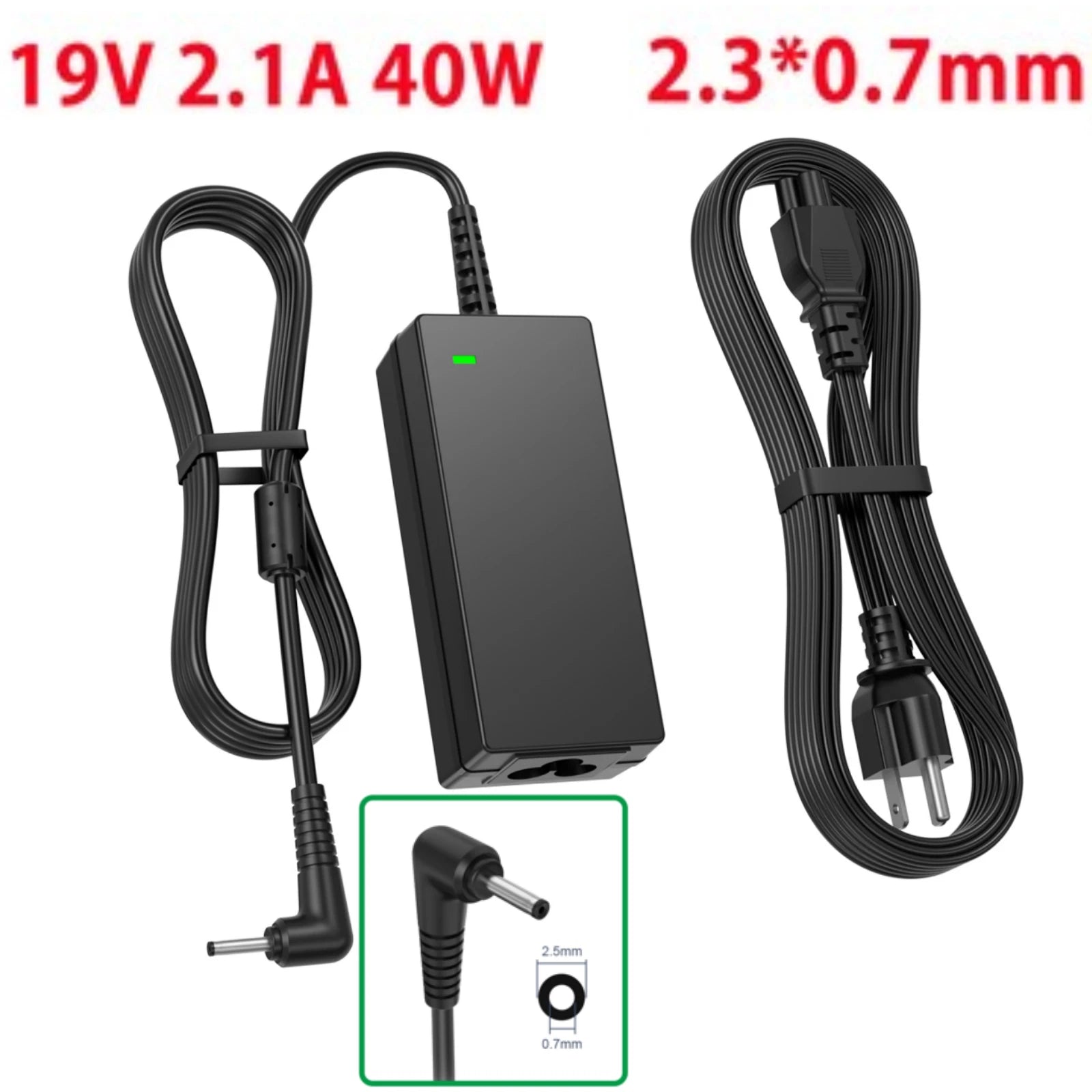 For ASUS Eee PC 1005pe 1005 1005ha 1005hab 1001PXD 1005P 40W AC Adapter Charger