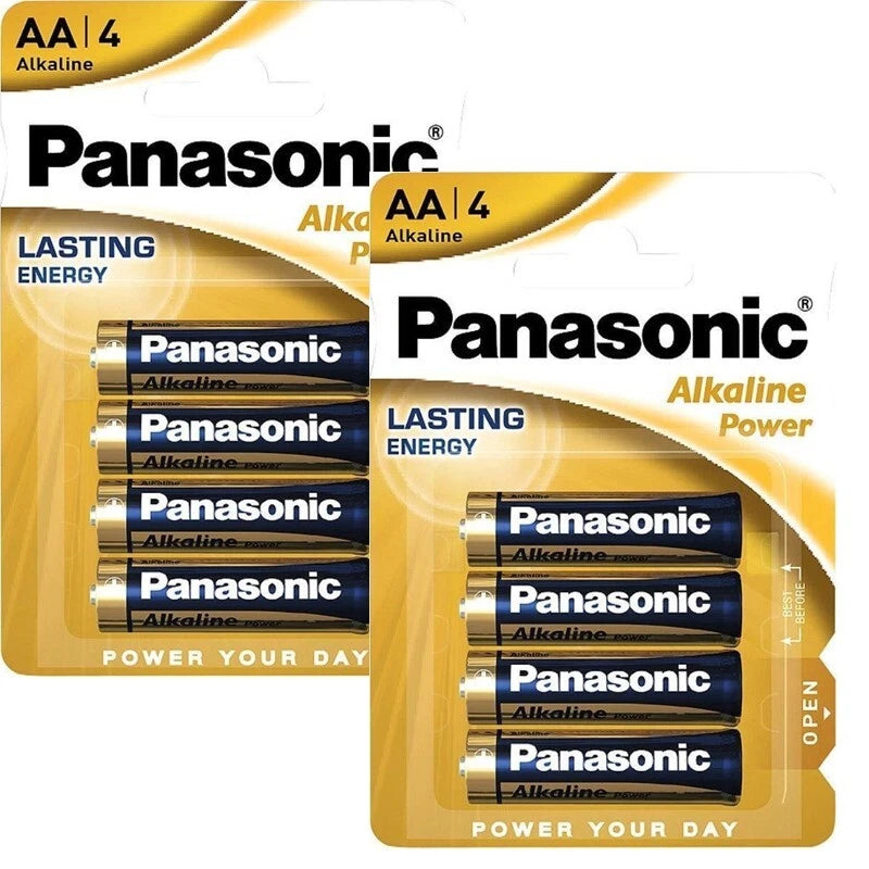 Panasonic AA 8 Count Alkaline Plus Power Batteries
