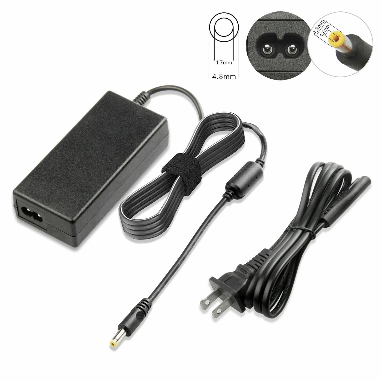 Power Charger Adapter For HP Compaq Presario 2200 2800 C300 C500 C700 ZE4900
