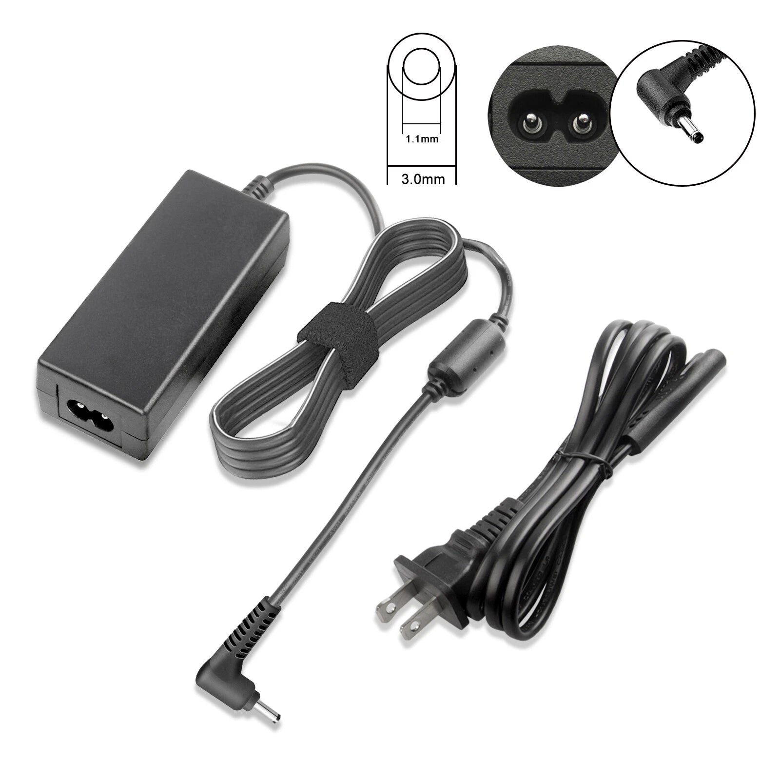 AC Adapter for Hisense Chromebook C11, C12 11.6" Laptop Charger Long Power Cord