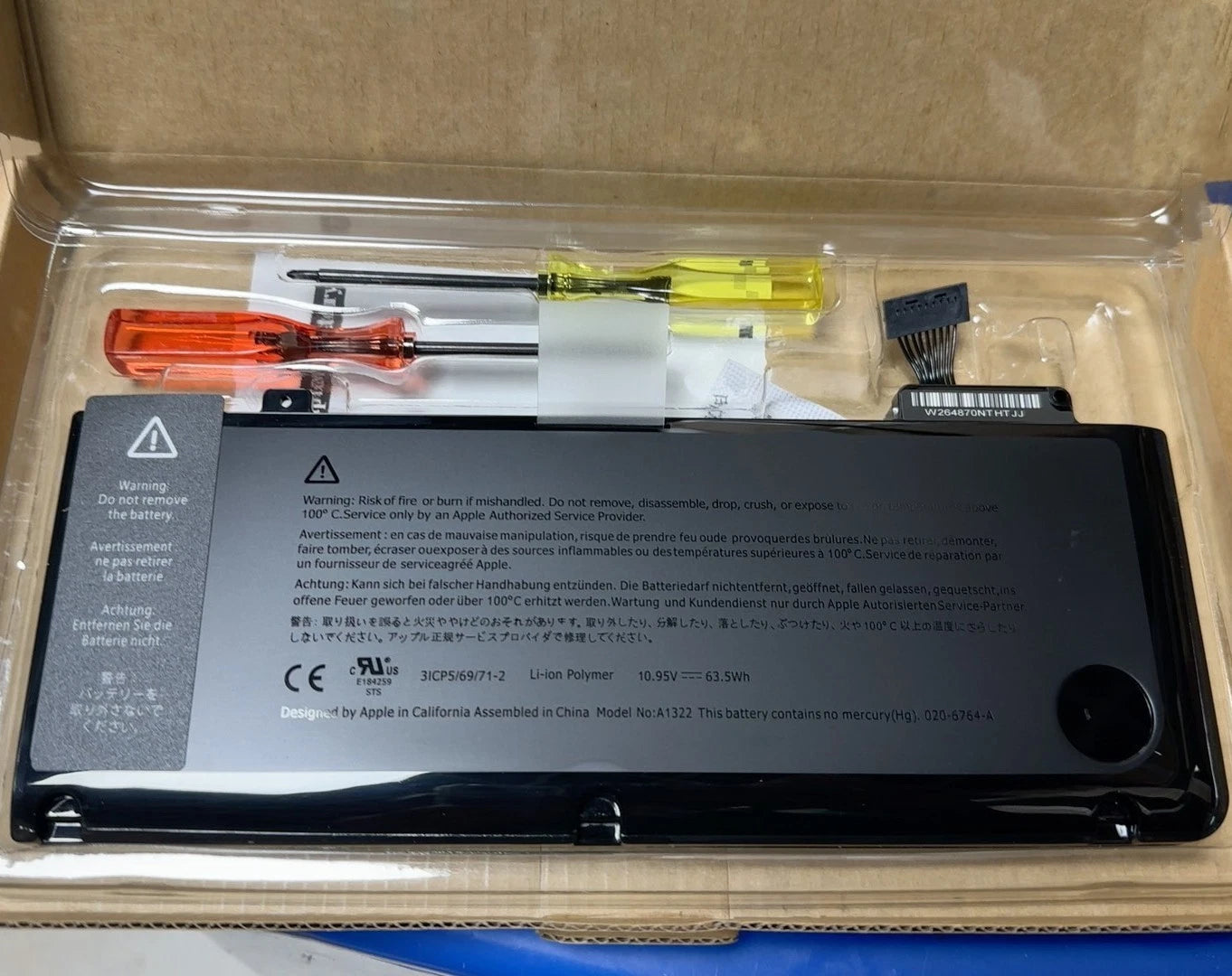Genuine OEM A1322 Battery For Apple MacBook Pro 13"A1278 Mid 2009 2010 2011 2012