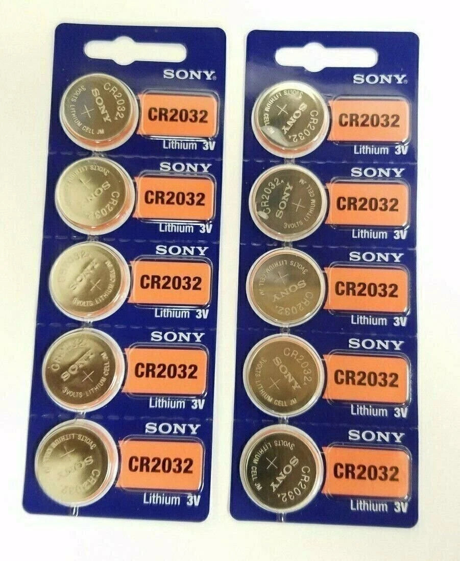 **FRESHLY NEW**10x SONY CR2032 Lithium Battery 3V Exp 2028 Pack 10 pcs Coin Cell