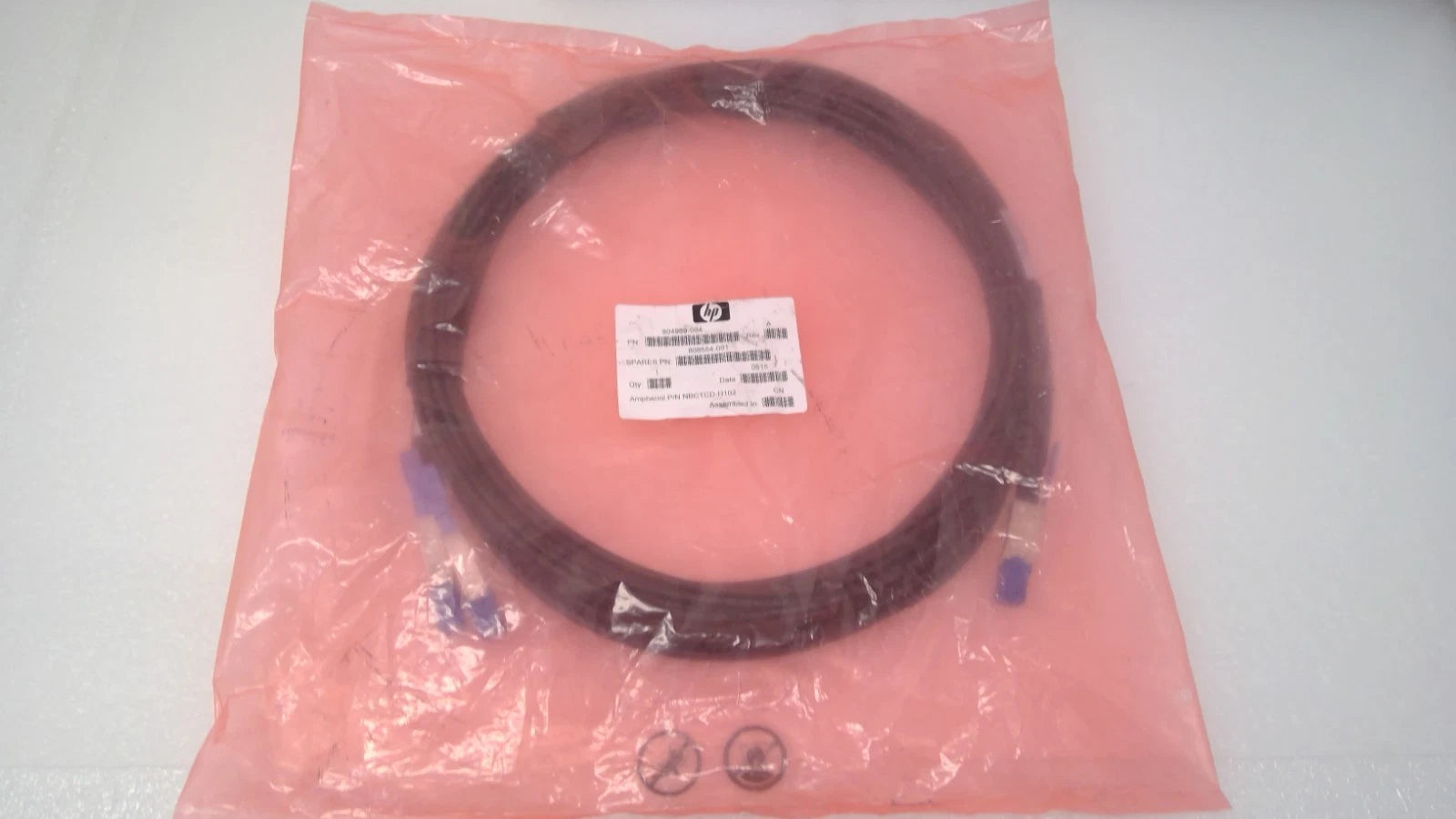 NEW HP 804969-004 Mini-SAS HD SFF-8643 1-to-2 Splitter Cable 2m amphenol