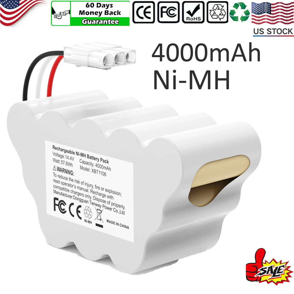 4000mAh Battery for Shark XBT1106 SV1106 SV1112 SV1107 Cordless Stick Vacuum
