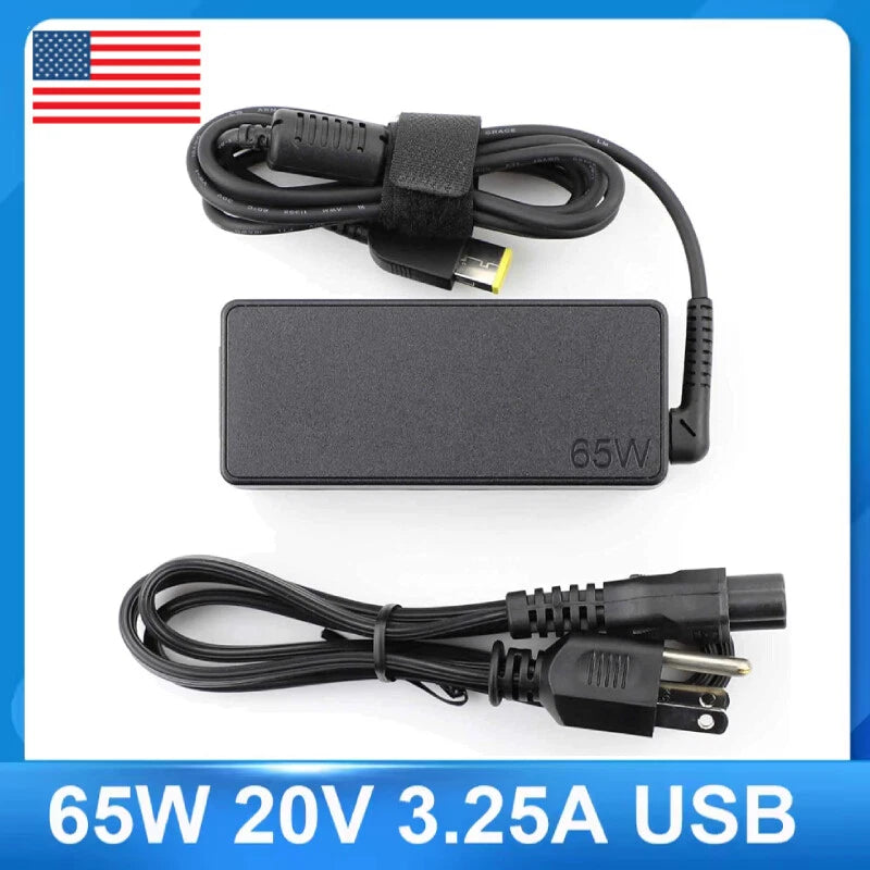 65W Charger Ac Adapter For Lenovo ThinkPad X1 Carbon Laptop Power Supply Cord