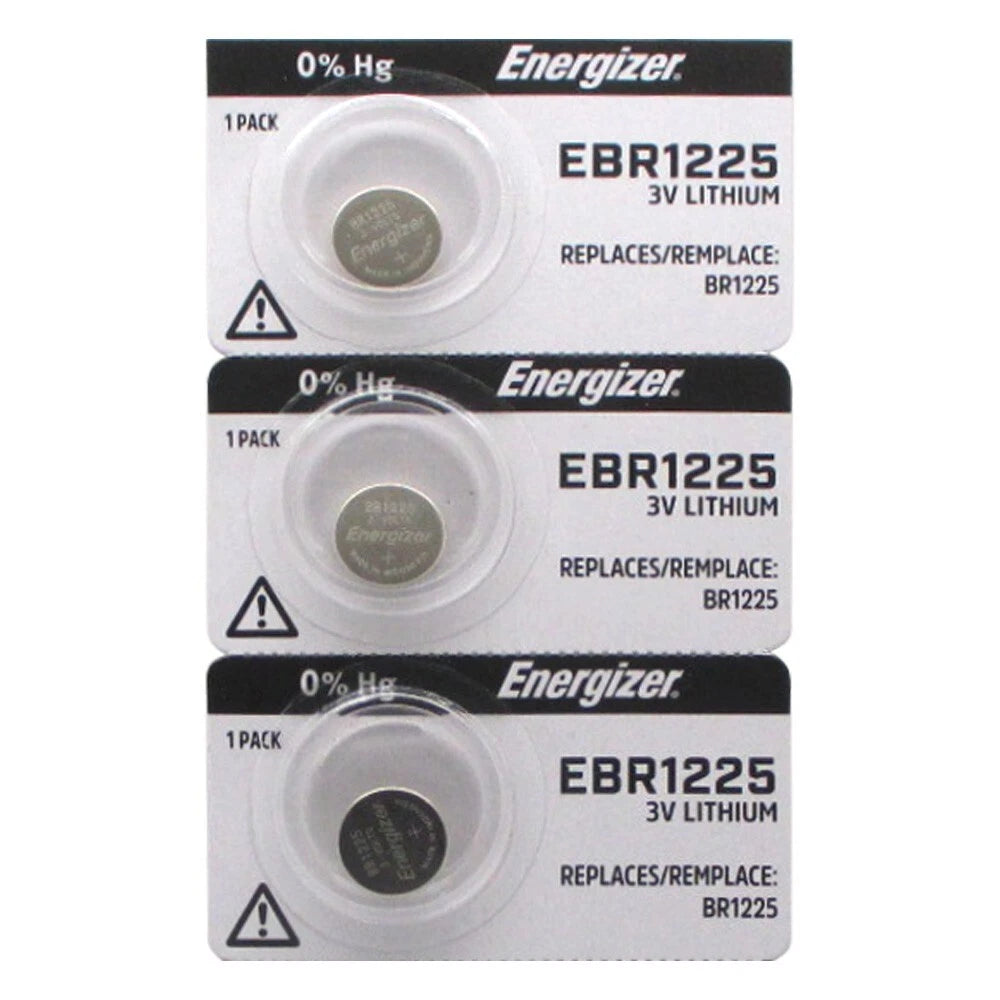 3 Energizer BR1225 Lithium 3V Coin Cell Battery - DL1225 EBR1225 CR1225