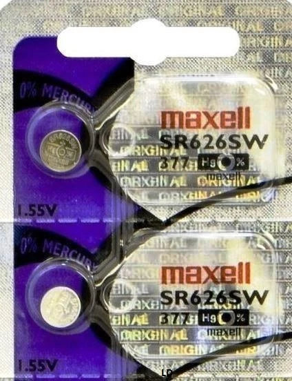 377 MAXELL WATCH BATTERIES SR626SW (5 piece) SR626 V377 SR66 New AuthorzedSeller