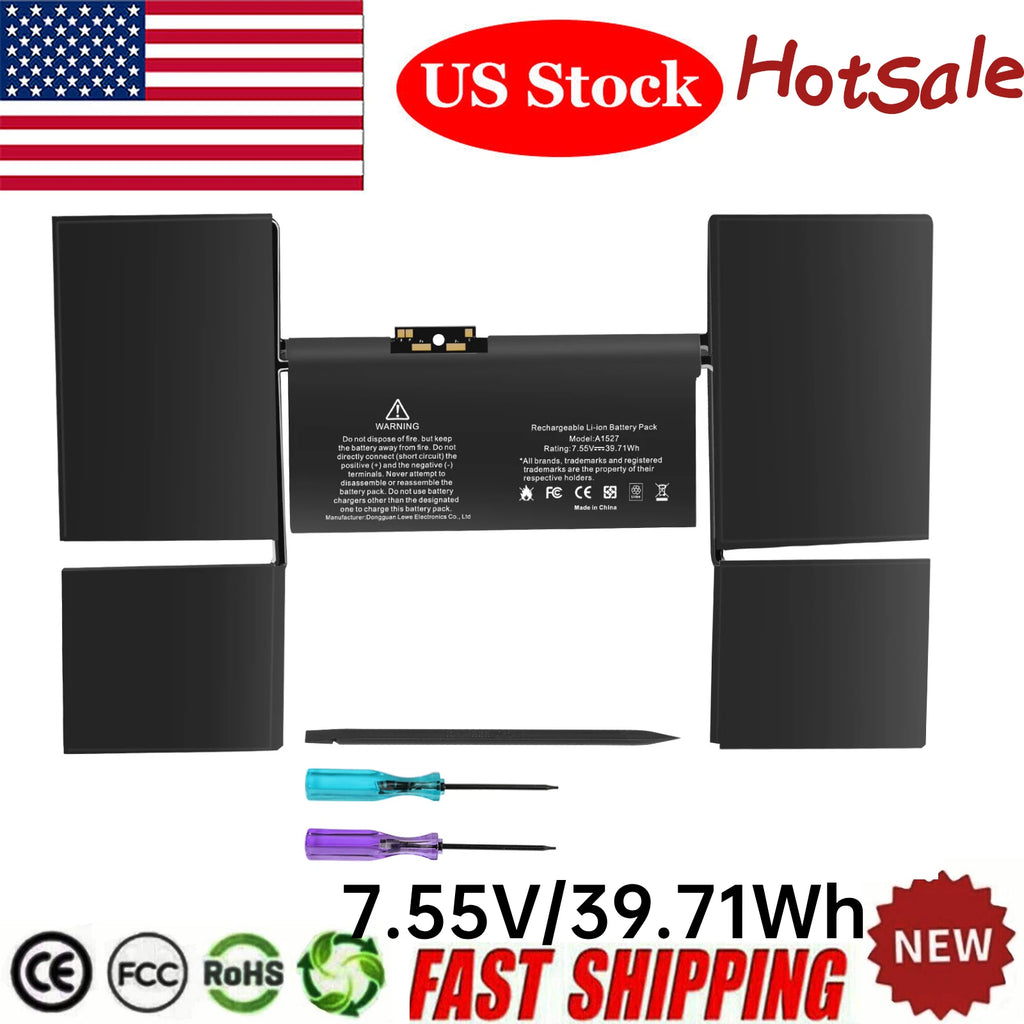 A1527 A1705 Battery for MacBook Retina 12 inch A1534 (Early 2015 2016 Mid 2017)