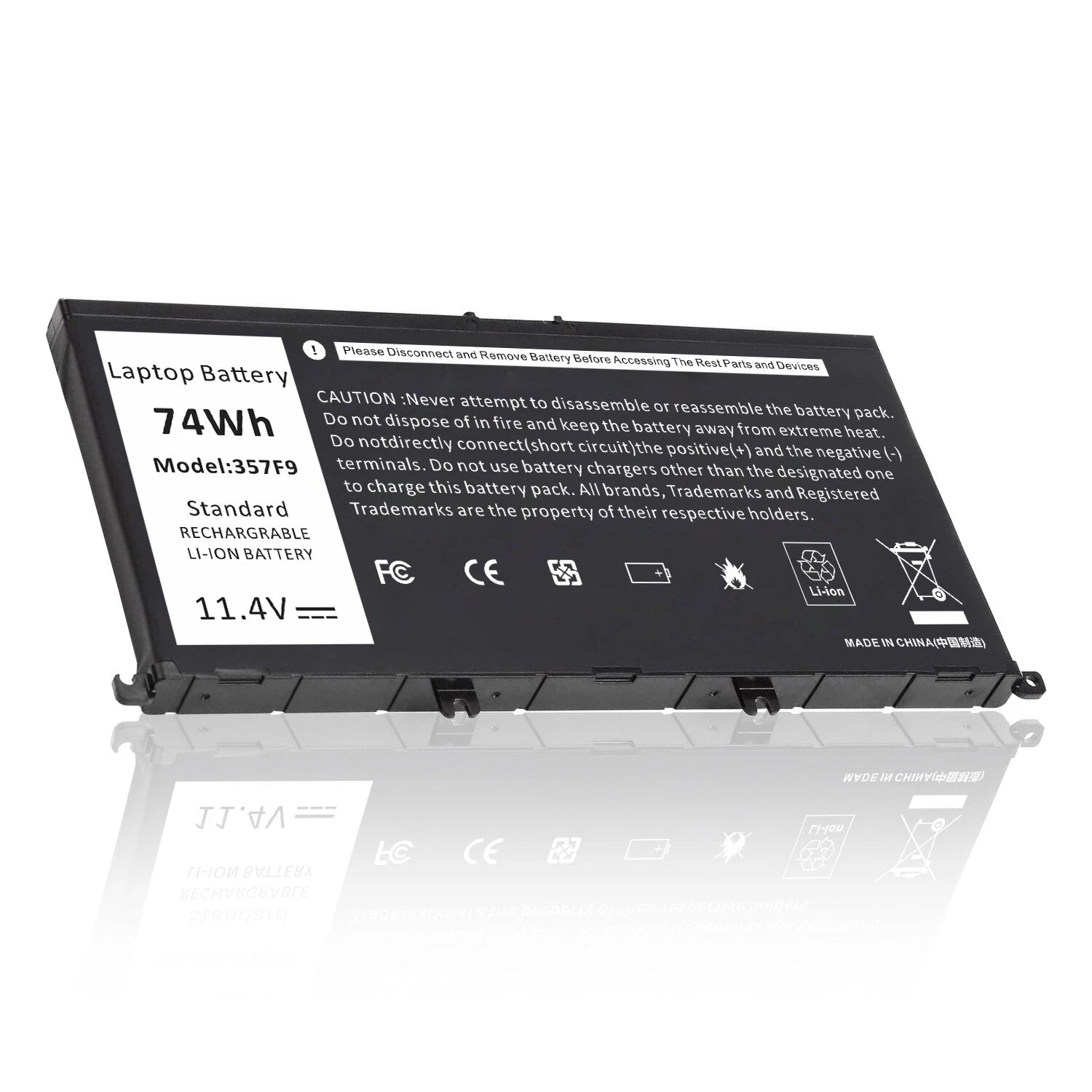 357F9 battery for Dell Inspiron 15 5000 7000 7559 7566 7567 7759 7557 5576 71JF4
