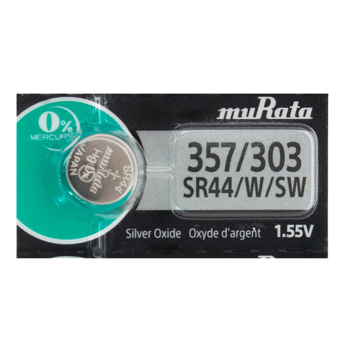 1 Murata 357 303 EPX76 SR44SW AG13 LR44 D357H 228 J Watch Battery- Replaces Sony